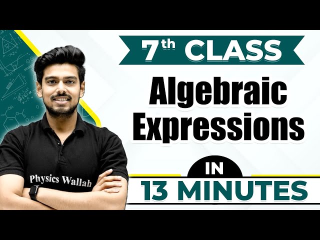 Algebric Expression | Cheat Sheet Series For Class 7th