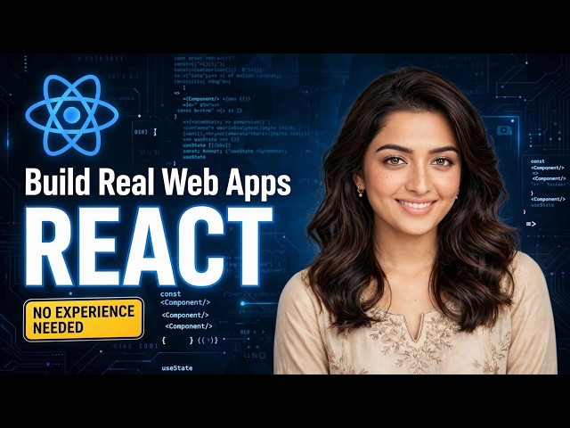 I Learned React in ONE Video - Build Real Web Apps With No Experience (Meta Beginner Course 2026)