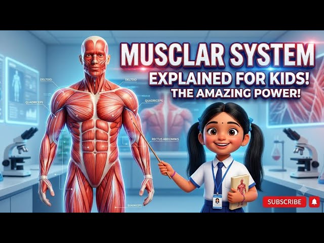 Muscular System #littlemagicacademy #muscularsystem #science #knowledge #education #kidsfun #learn 