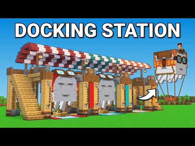 Minecraft: PERFECT Happy Ghast Docking Station Tutorial (Easy)