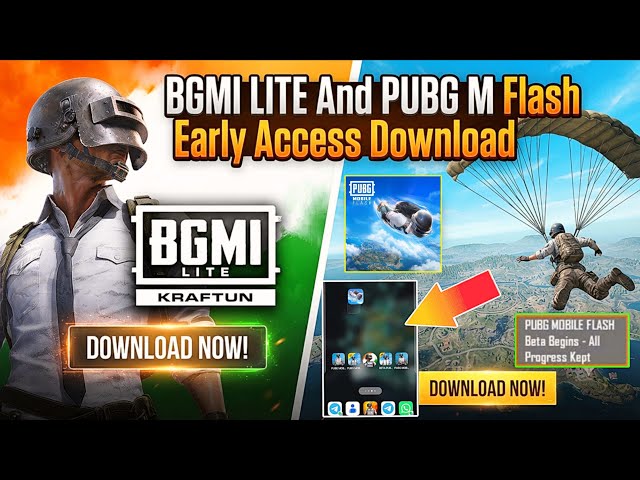 Finally 😍 | Bgmi Lite & PubgM Flash Early Access Download Link Here| Apk Size 900Mb | Bgmi Lite Link