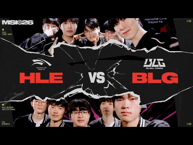 HLE vs BLG | MSI 2026 | Grand Finals