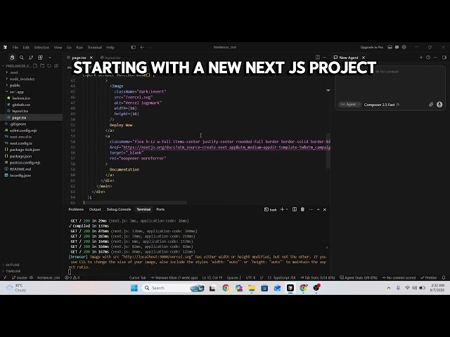 Starting a Freelancer_CRM | Starting a new Project | Marwan Coding