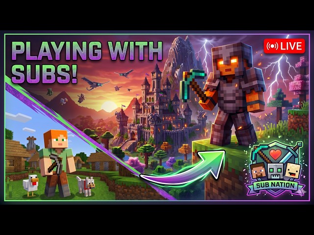 🚨[LIVE] Join HEXHAN SMP Now! (Live Event) #minecraftlive