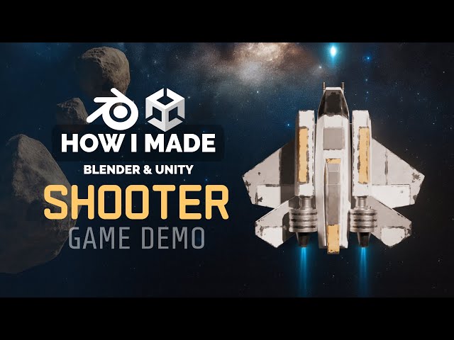 Space Shooter in Blender and Unity - Game Dev Process | Polygon Runway