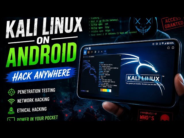 Kali Linux 🐦‍🔥 on Android |📱 Rooted Phone |  Demo Test  | RMX2117