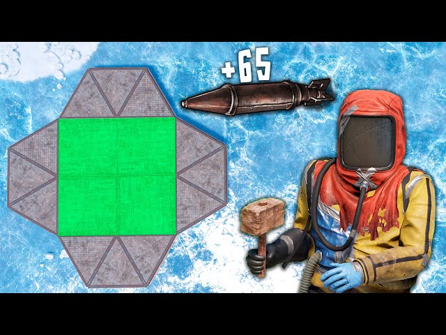 RUST - NEW PERFECT 2х2 BASE for SOLO/DUO/TRIO design +65 rockets