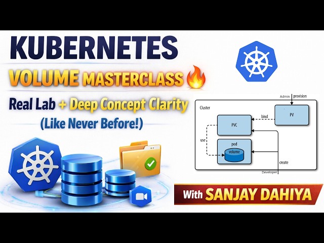 🥇 #1 Kubernetes Volume Masterclass 🔥 | Real Lab + Deep Concept Clarity (Like Never Before)