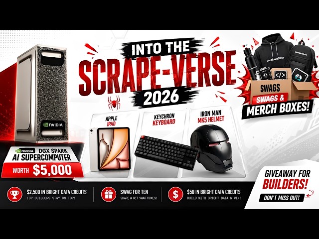 Win NVIDIA AI Supercomputer, iPad, Iron Man Helmet & Swags Giveaway || Into the Scrape-Verse 2026