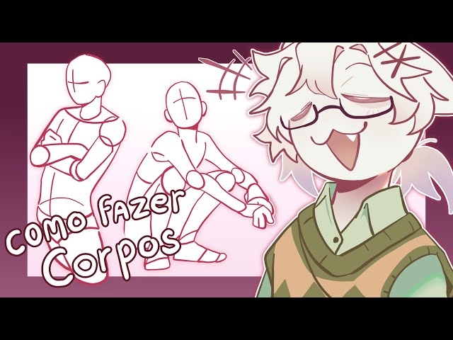 Ensinando a como desenhar corpos | anatomia 