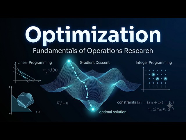 Optimization Techniques: Complete Introduction to Fundamentals