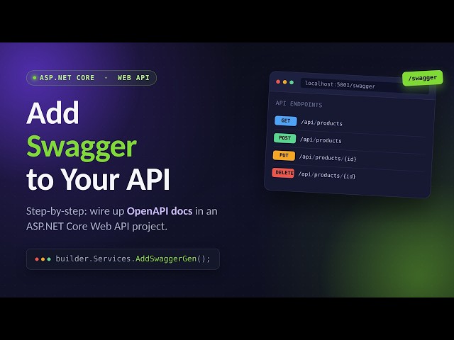 How to add Swagger to Web API project in ASP.NET Core