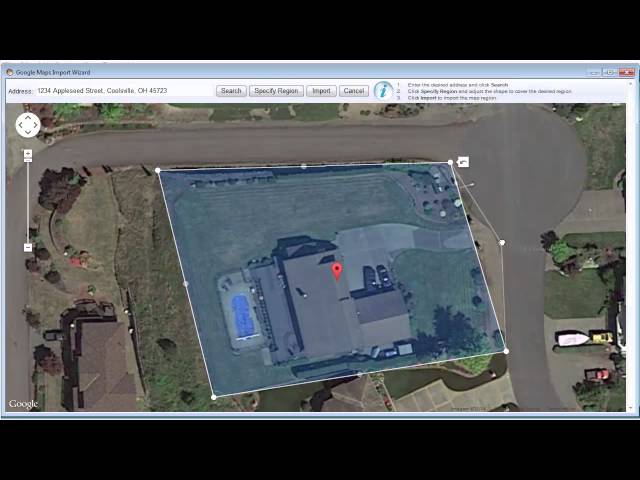 Realtime Landscaping - Google Maps Import Wizard