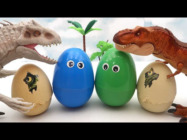 Dinosaur Lego, Dinosaur Mini Eggs,Tyrannosaurus, Triceratops In Big Dinosaur Eggs 공룡 알 부화