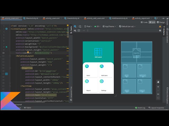 Android Grid Layout with Card View and Onclick Listener  || Android Studio GridLayout Tutorial