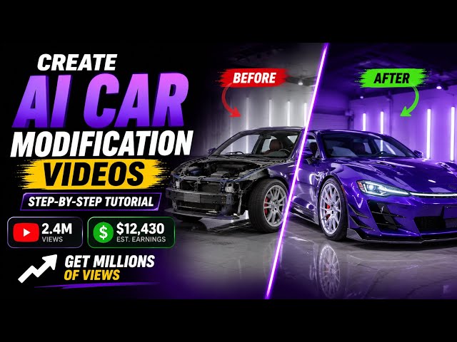 Create AI Car Modification Videos That Get Millions of Views (Full Tutorial)