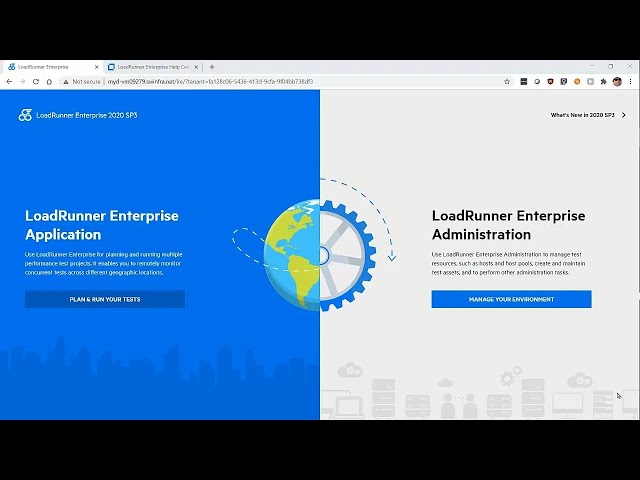 Micro Focus SaaS LoadRunner Enterprise 2020 - Tenant Administration