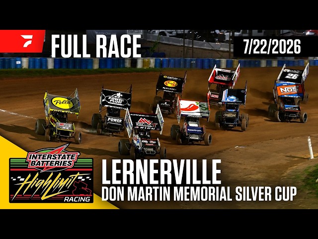 FULL RACE: Don Martin Memorial | High Limit Racing at Lernerville Speedway 7/22/2026
