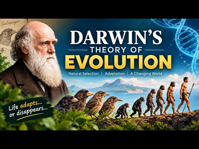 Darwin’s Theory of Evolution Explained 🧬 | Natural Selection |