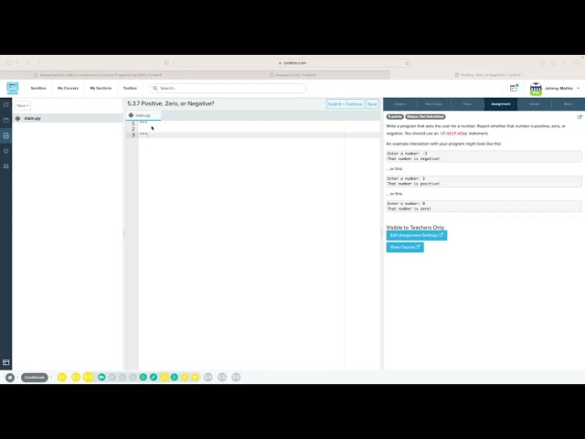 Codehs Python 5.3 Video Tutorial: Comparison Operators Part 1