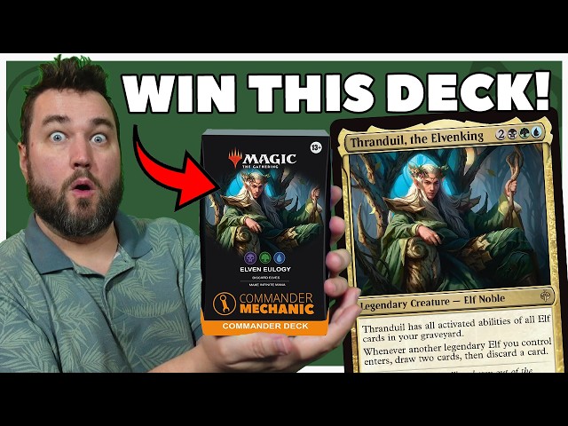 I want to GIVE YOU this Thranduil, the Elvenking Elf Combo Commander Deck!