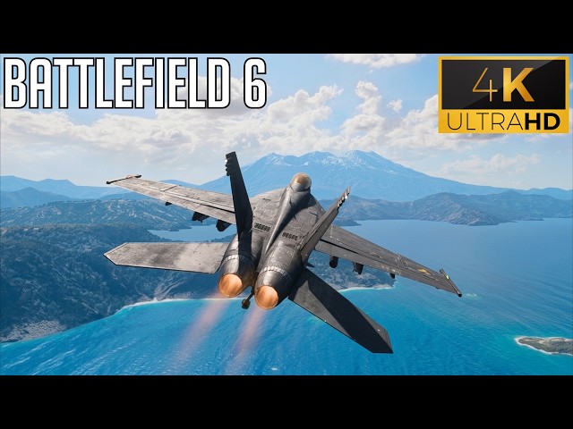 Battlefield 6 - F18 Hornet Jet Gameplay [4K OVERKILL]