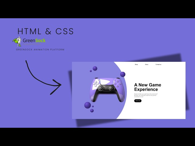 Stunning GSAP Animated Project | Modern Web Animation Tutorial for Beginners