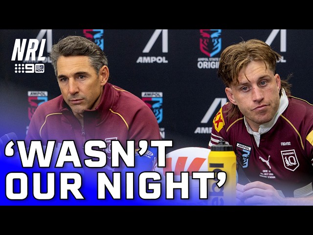 Billy Slater & Cam Munster react to Heartbreaking Origin Decider Loss | NRL on Nine