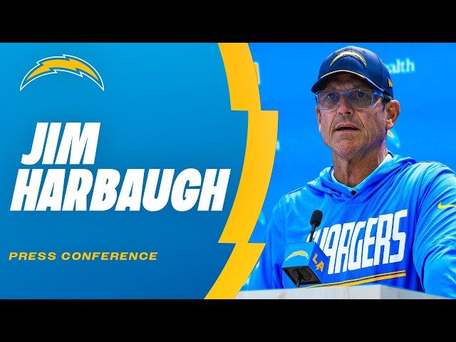 Jim Harbaugh On Injury Updates vs. Seahawks | LA Chargers