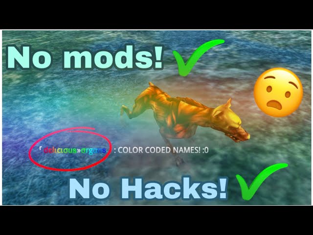 How to Color Code Your Name! (NO MOD/NO HACKS!) - Wild Animals Online