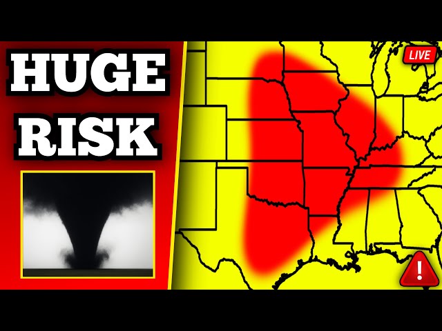 🔴 BREAKING Major Tornado Outbreak Coverage - Strong Tornadoes Likely With Live Storm Chasers