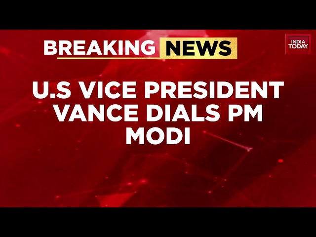 Breaking News: US VP Vance Calls PM Modi, Discusses Ties; PM Congratulates Him On Son's Birth