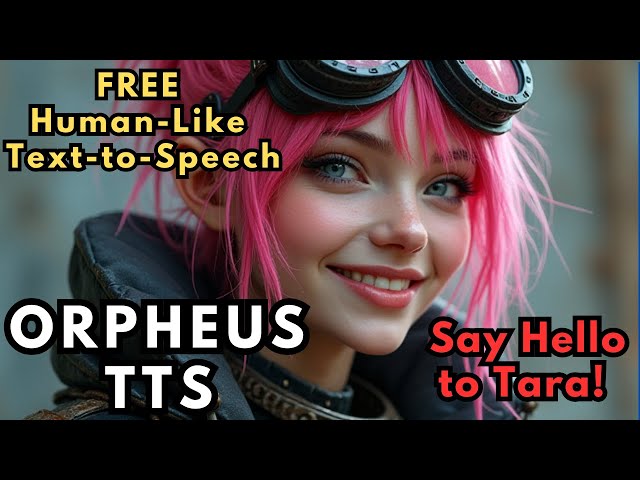 Human Like AI Text to Speech – Orpheus TTS & LM Studio Tutorial