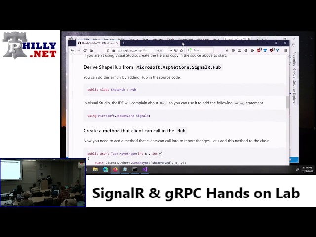 SignalR & gRPC HOL