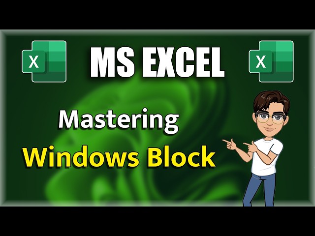 Windows block in ms excel | What is synchronous scrolling in excel | View side by side in excel 2021