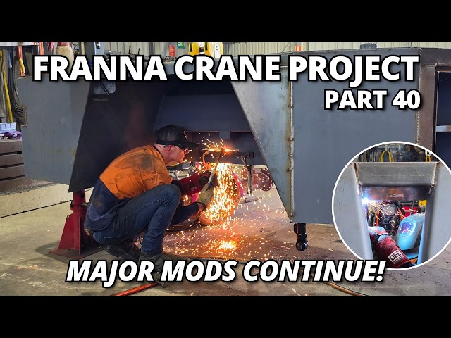 Lowering Our Franna Crane Starts Here | Franna Crane Project - Part 40