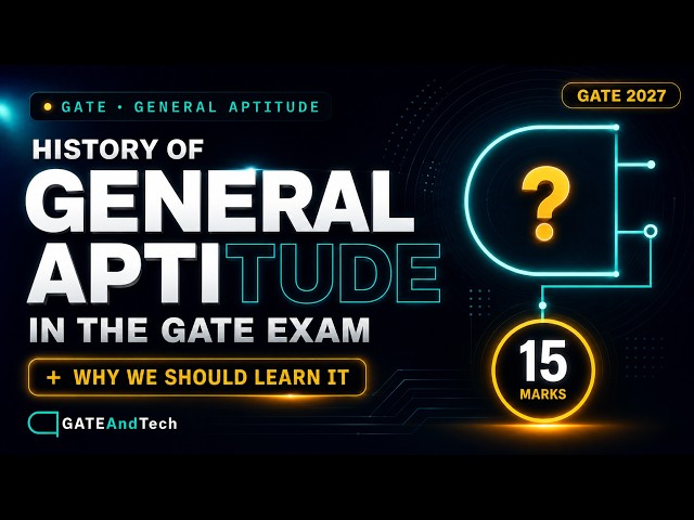 History of General Aptitude in GATE Exam 🚀