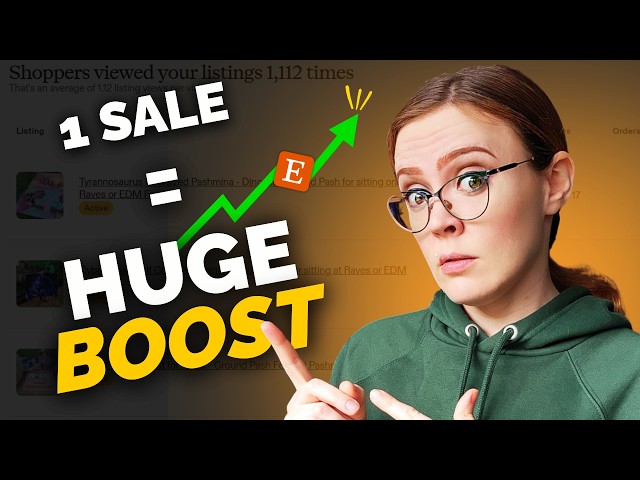 Etsy's Algorithm Reacted to My First Sale (Here's What You Need to Know)