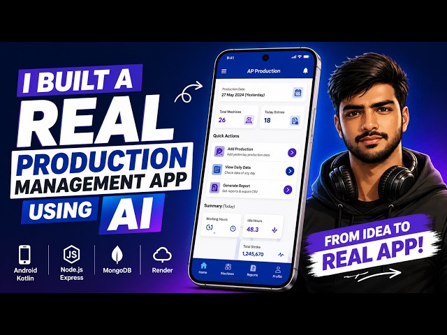 I Built a Real Production Management App Using AI