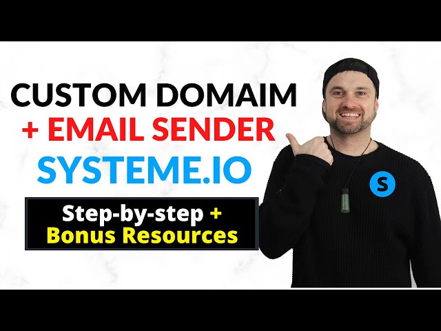 Systeme.io Tutorial ✅ How to Connect Domain & Email Sender