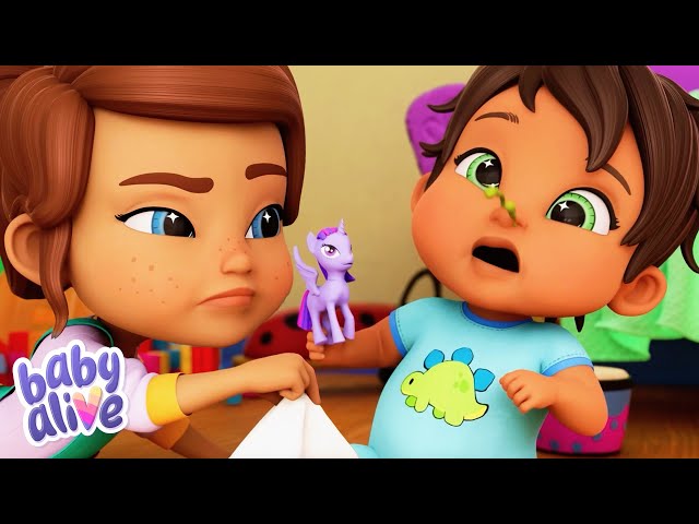 Baby habits gone WRONG!! 😱 Baby Alive Official 🍼  Cartoons for Kids 🌈 Kids Videos 💕