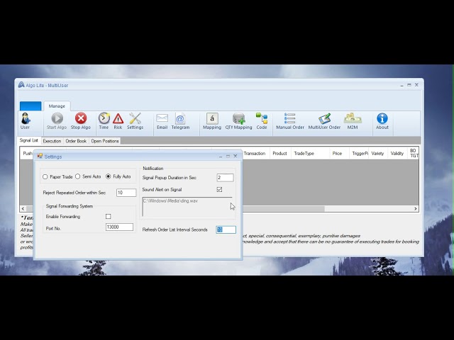 AlgoLite MultiUser