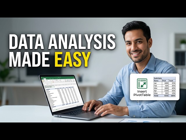 Excel Pivot Table Tutorial for Data Analysis (Quick Guide)