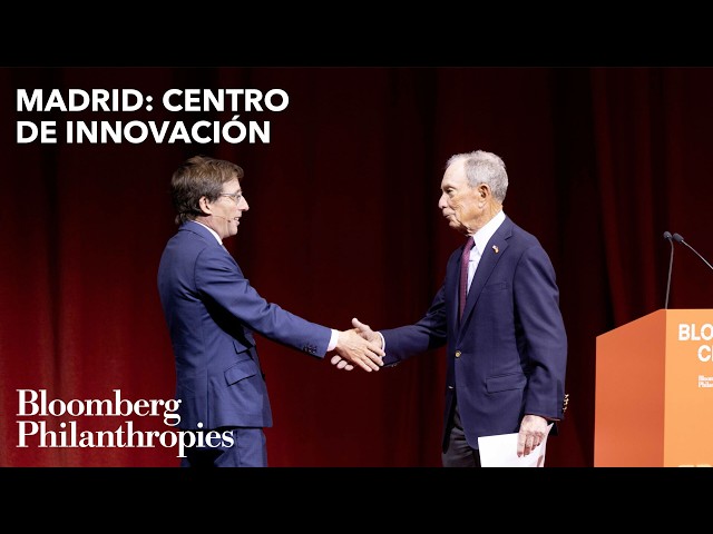 Alcalde de Madrid destaca el progreso de su ciudad | Bloomberg CityLab 2026