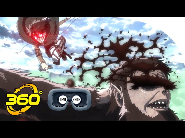 Take Down The Beast Titan as Captain Levi in 360° | Attack On Titan Fanimation