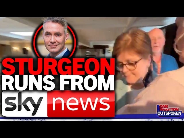 Nicola Sturgeon RUNS AWAY from Sky News as Douglas Murray hits out at lesbian: “Hiding in kitchen”
