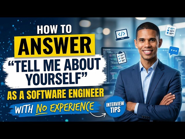 Answer for Tell me about yourself as a Software Engineer with No Experience