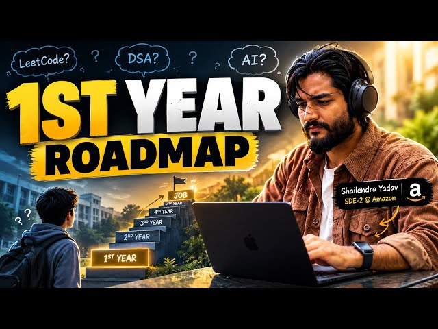 1st Year Engineering Roadmap 🚀 | How to Become a Highly-Paid Software Engineer
