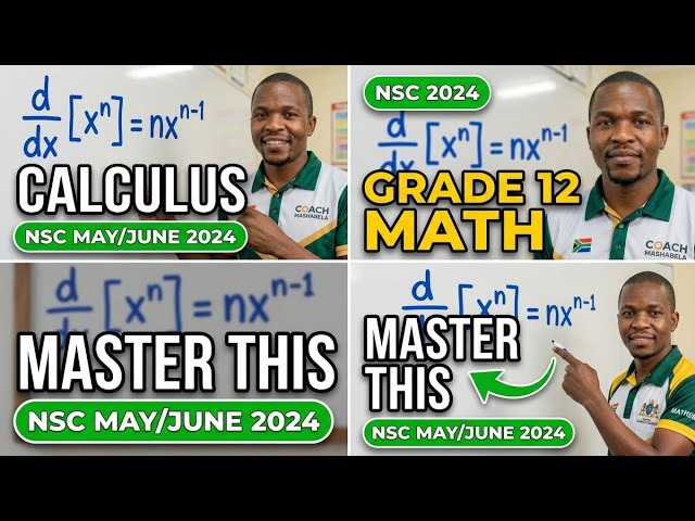 Math paper 1 grade 12 DBE May/June 2024 exam Calculus first principles & differentiation| Explained