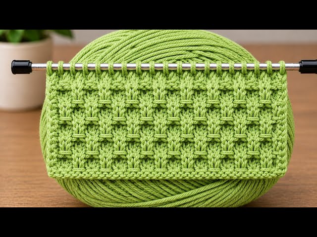 ✨ Easy & Stylish Knitting Pattern Design 🧶🧶 Beautiful Hand Knitting Pattern Tutorial